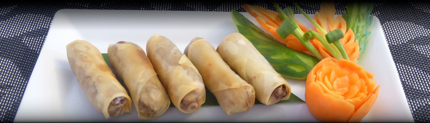 entrée thai - rouleaux de printemps